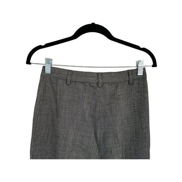 Made in Italy GILMAR Wool Riding Pants Grey High Rise Leather Inserts Size 42/6 - Picture 7 of 9